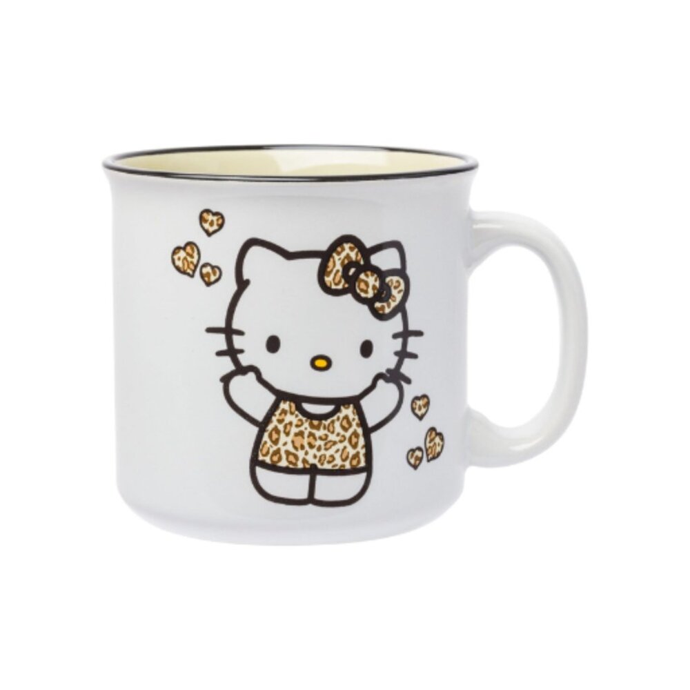 Sanrio Hello Kitty Leopard Ceramic Camper Mug